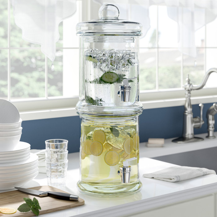 Alcott Hill® Kylertown Double 2 Piece Double Beverage Dispenser Set